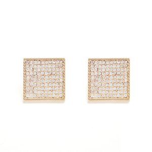 Secret Bling Stud Earrings - Gold